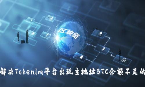 如何解决Tokenim平台出现主地址BTC余额不足的问题